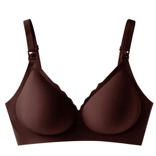 soutien-gorge marron sans armature triangle dos nu