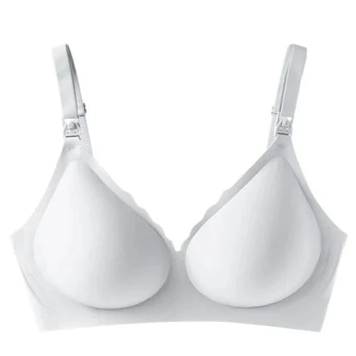 soutien-gorge gris pastel sans armature triangle dos nu