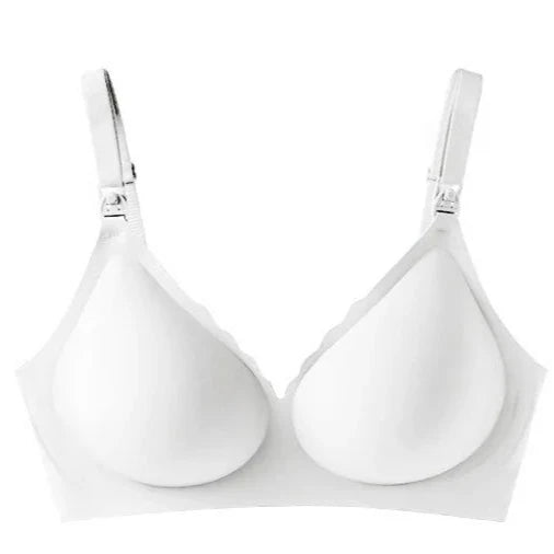 soutien-gorge blanc sans armature triangle dos nu