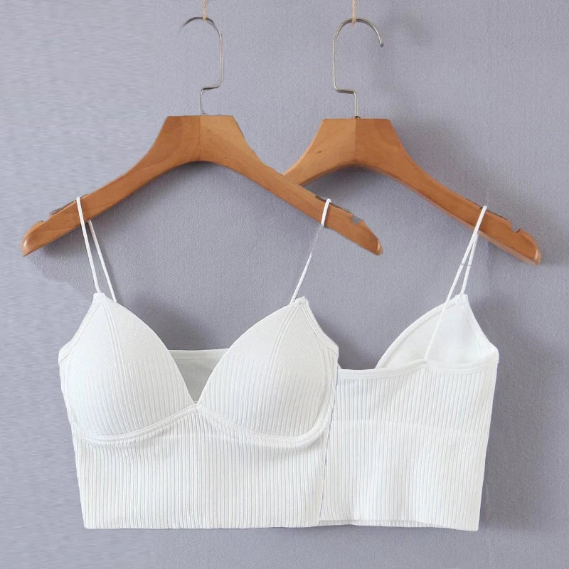 Soutien-gorge bustier sans armature dos nu blanc