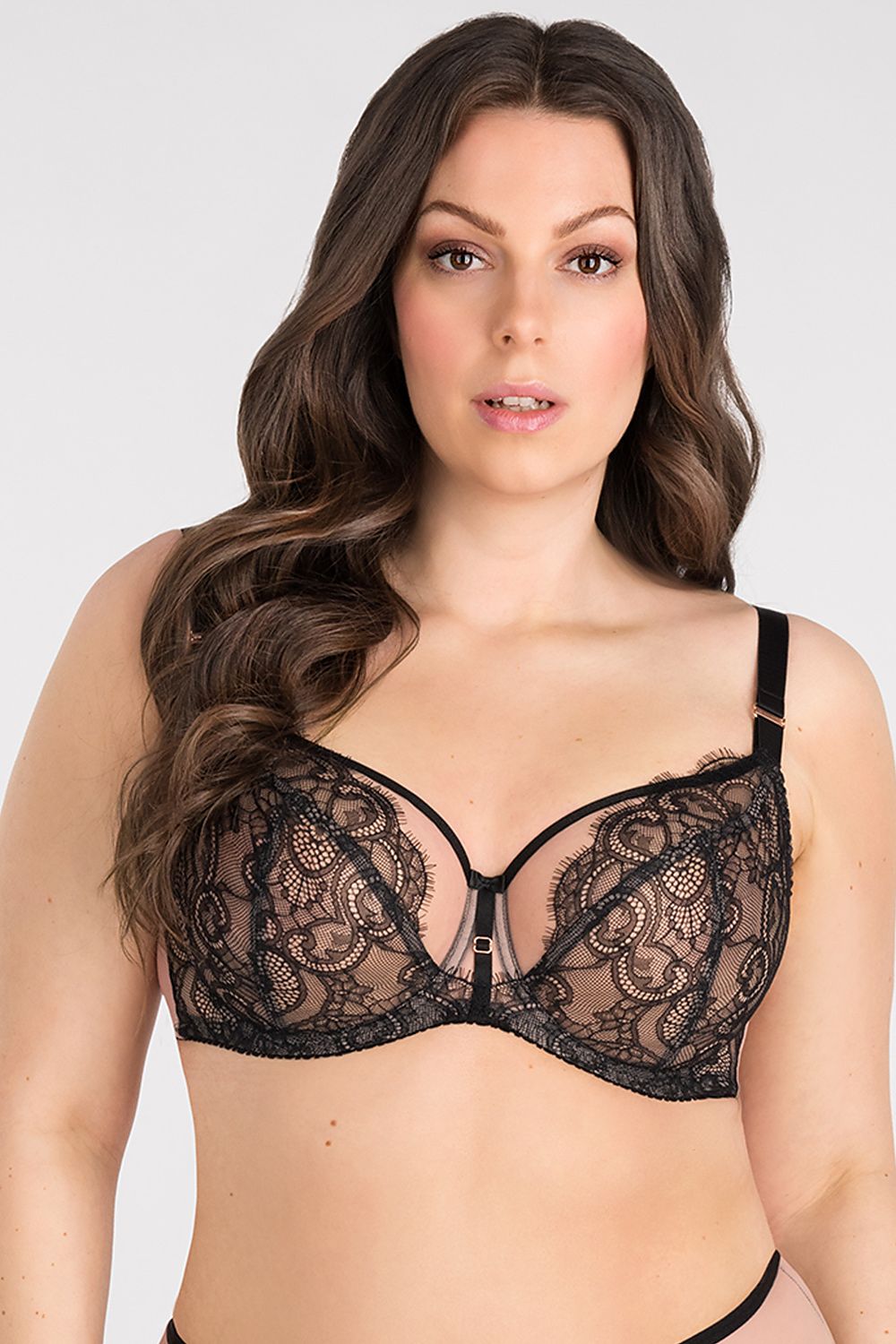 Soutien-gorge dentelle grande taille maintien