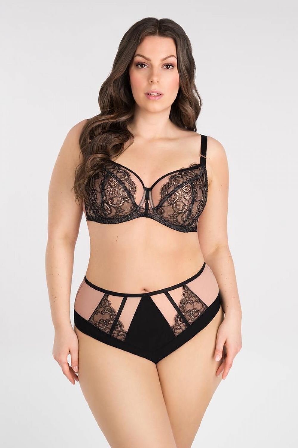 Soutien-gorge dentelle grande taille maintien