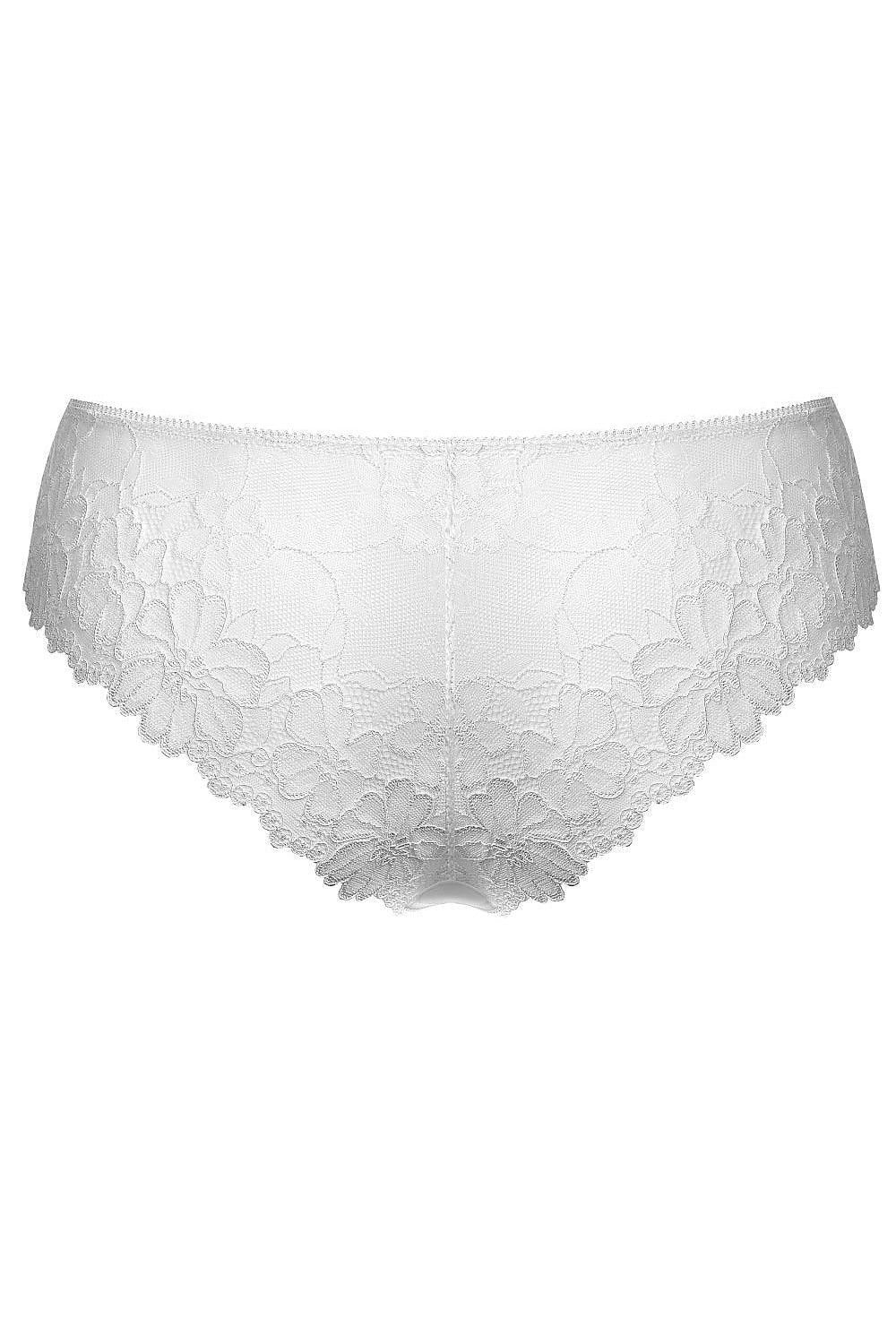 culotte blanche en dentelle coton