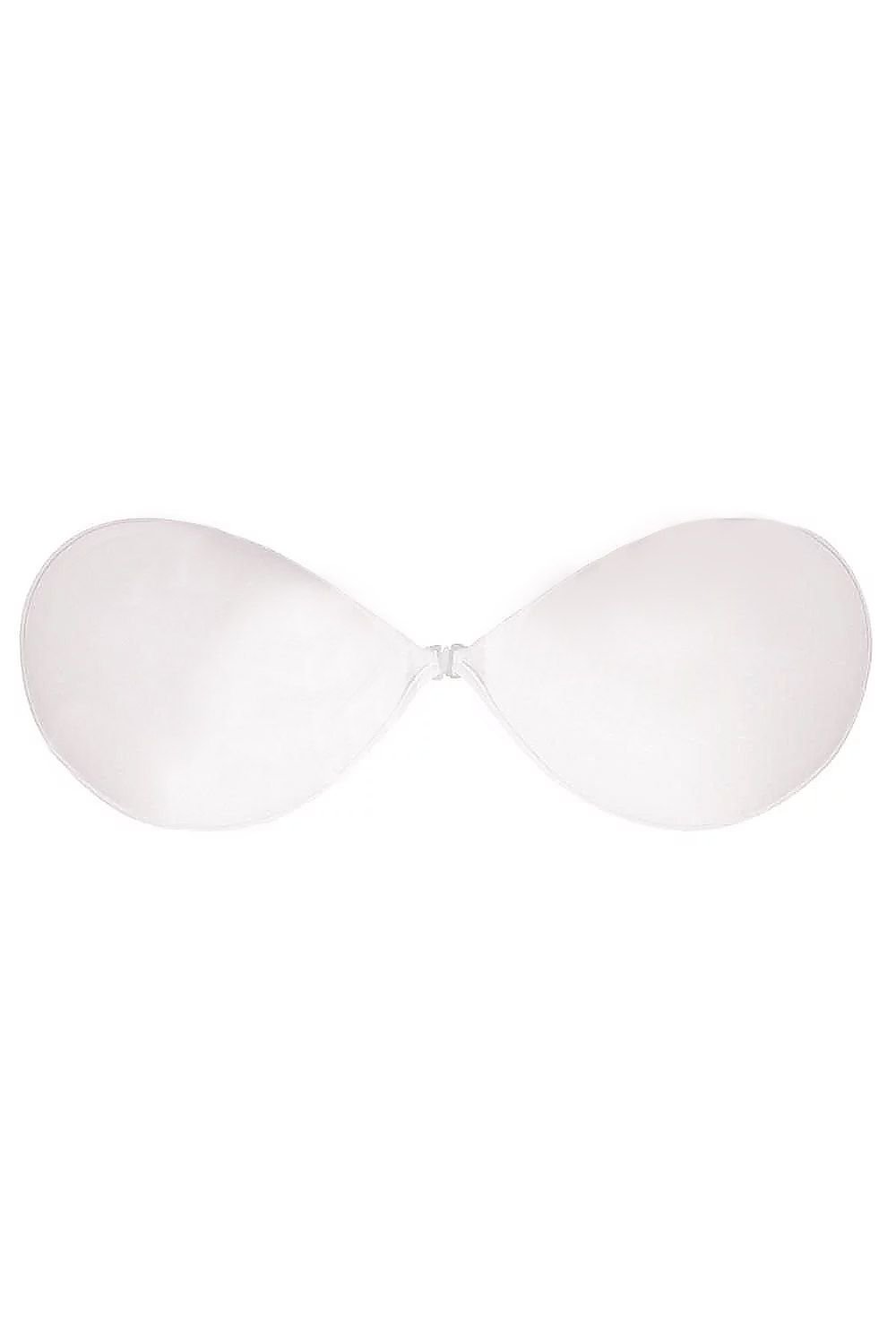 Soutien-gorge push-up invisible sans bretelles couleur blanc, confort et discrétion sous les vêtements.