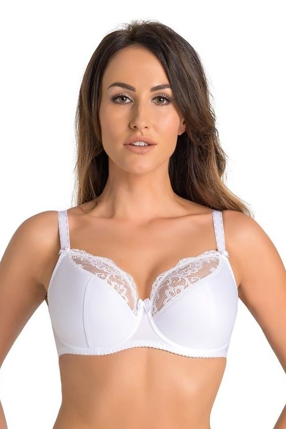 Soutien-gorge balconnet dentelle armatures ajustable