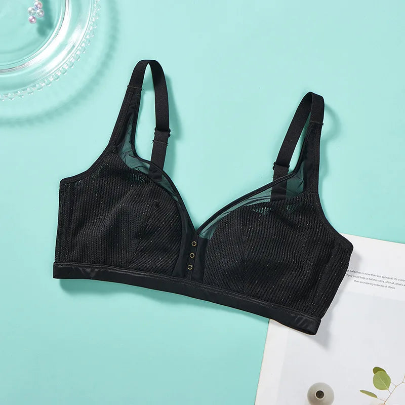 Soutien-gorge coton dentelle sans armature push up Lingerie Claire